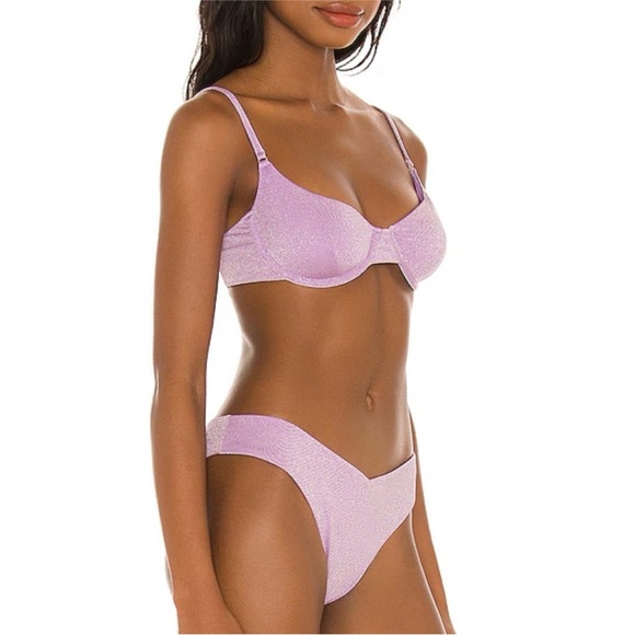 WeWoreWhat Lavender Bikini Set - Picture 2 of 5